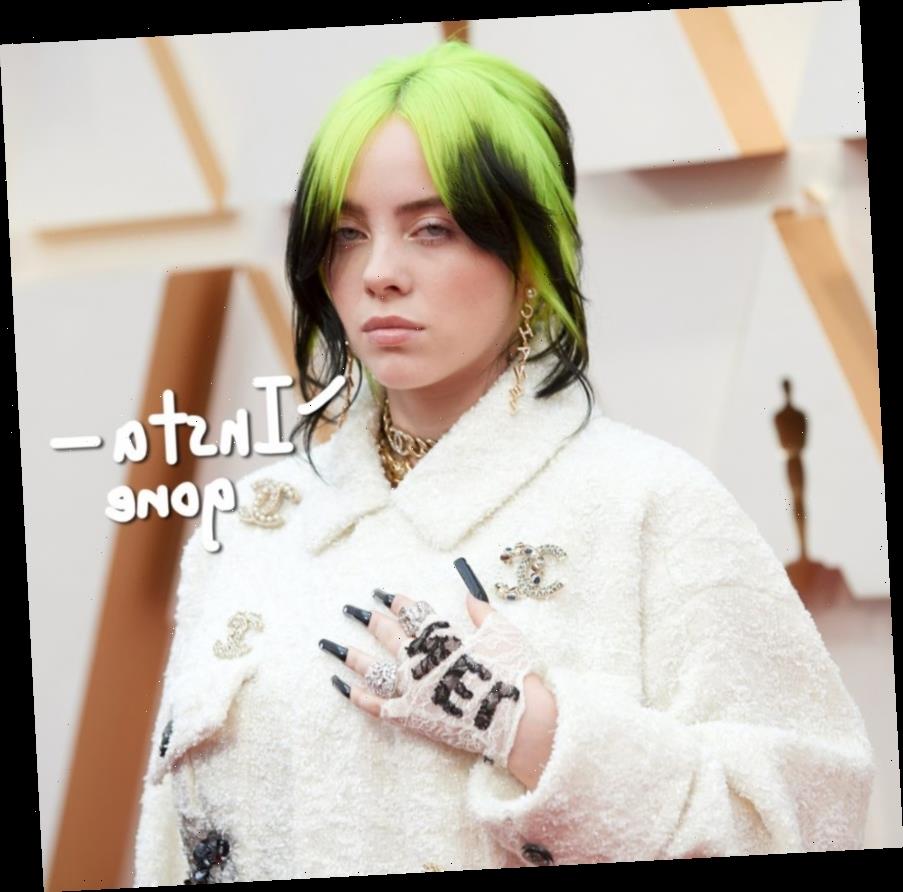 Billie Eilish Unfollows EVERYONE On Instagram After Allegedly Posting ...