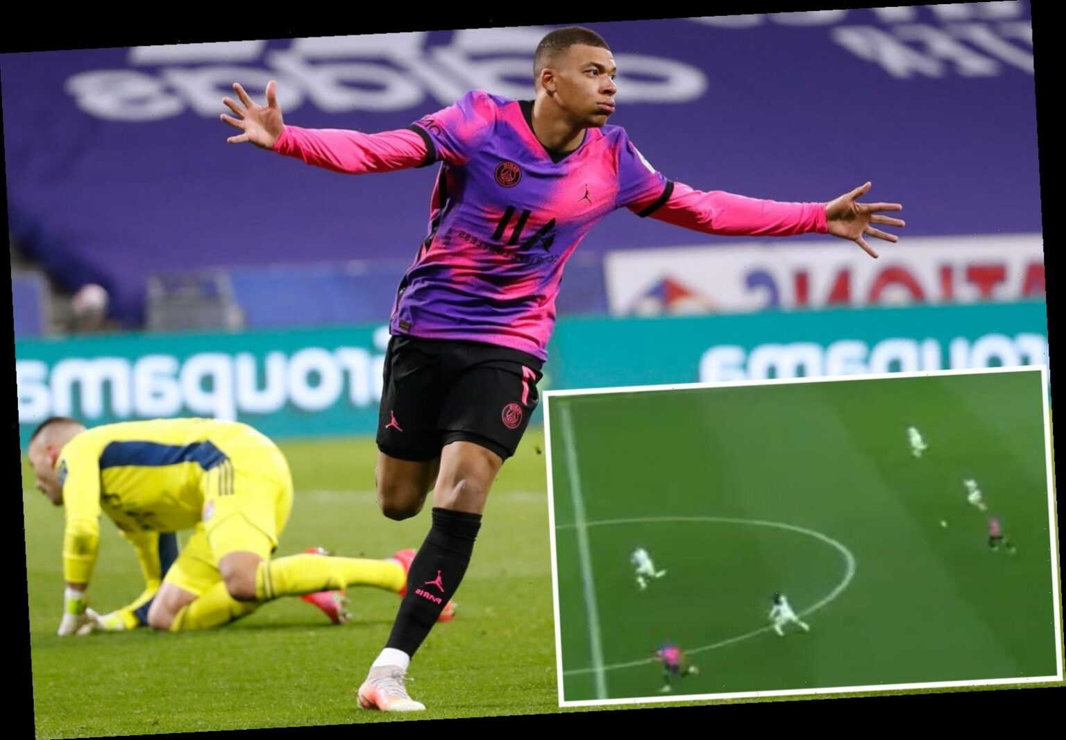 Kylian Mbappe shows off blistering pace in counterattack goal from