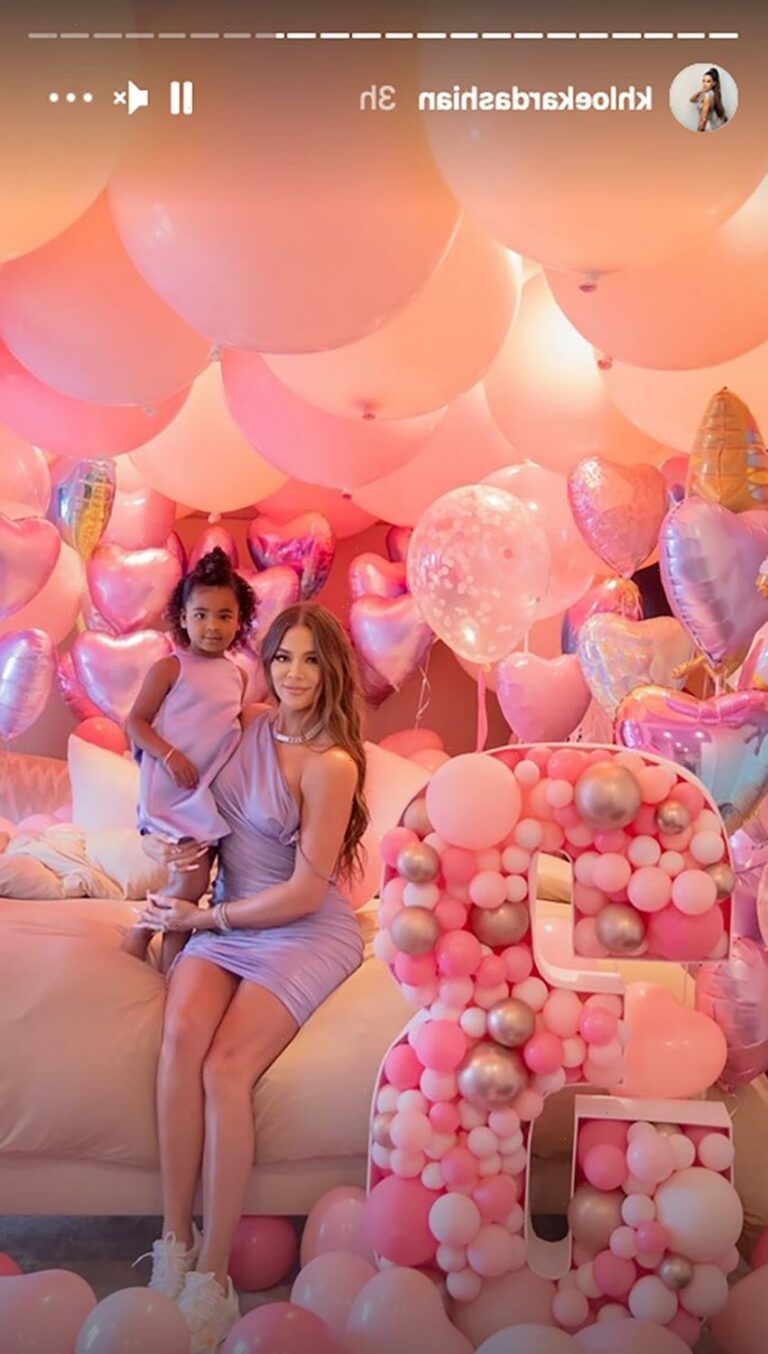See Inside True Thompson's Third Birthday Party Complete with Disney ...