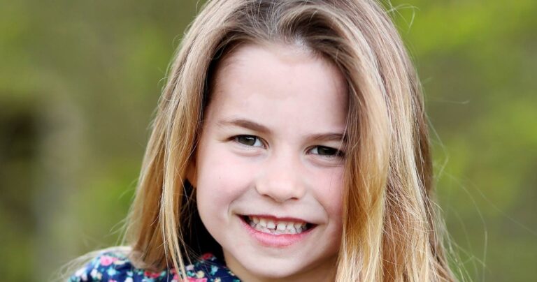 She's 6! Princess Charlotte Is All Grown Up in New Birthday Portrait ...