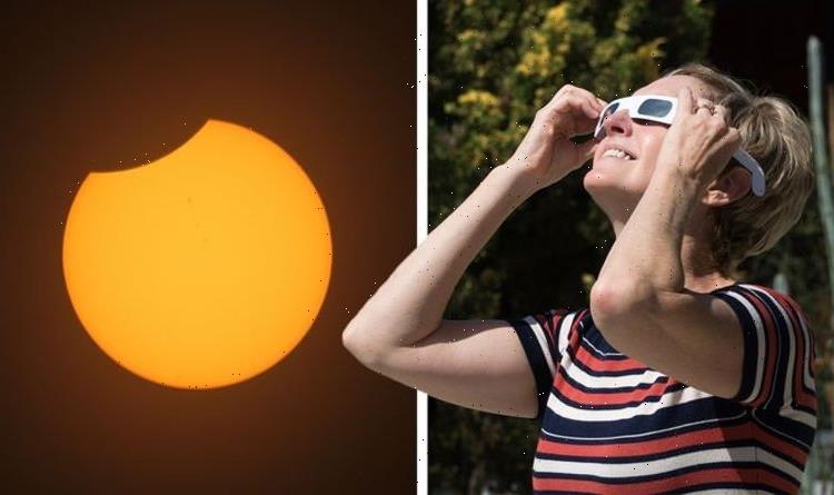 Solar eclipse time TODAY: When to view the solar eclipse ...