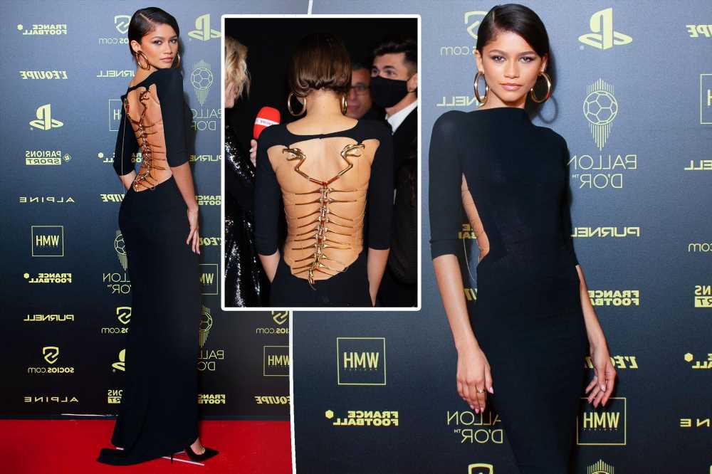 Zendaya shines in wild Roberto Cavalli 